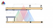 6227И-1-4.6.0.0.00 Кронштейн КВД-4-1ш для подвески двухпроводного волновода 4БСМ 