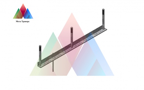 Траверса крепления изоляторов (ТМП 32-4863/339-3.17)