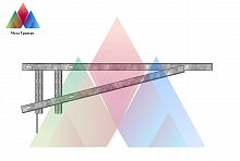 Кронштейн моторного привода ПДЖ, ПДМ и ручного ПРГ (ТМП 32-4717/405-1.28)